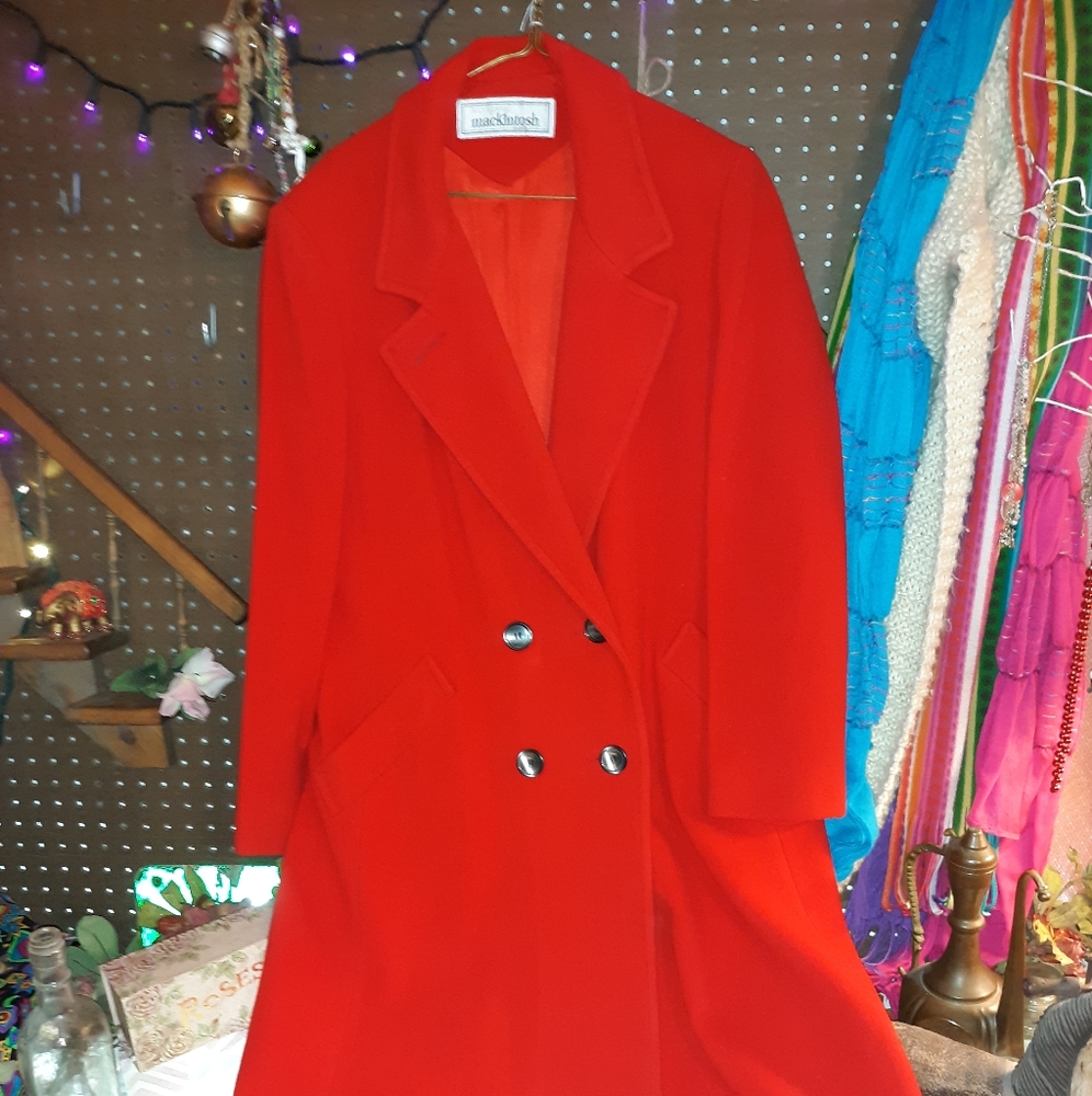 Red Wool Coat